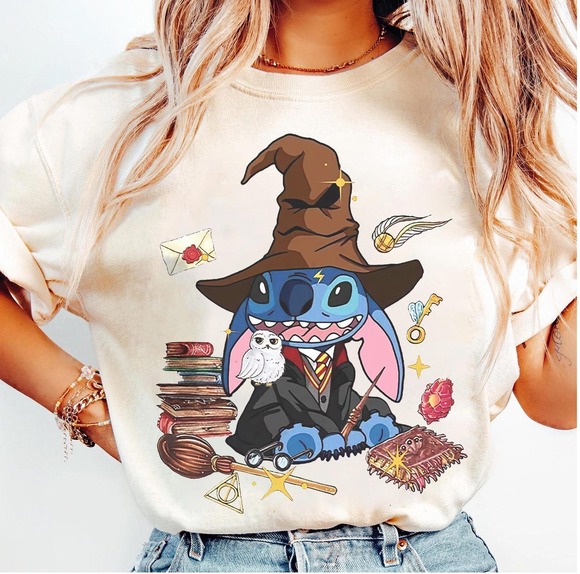 Other - Dsney Stitch Witch Shirt, Stitch Wizard Shirt, Stitch Universal Studios